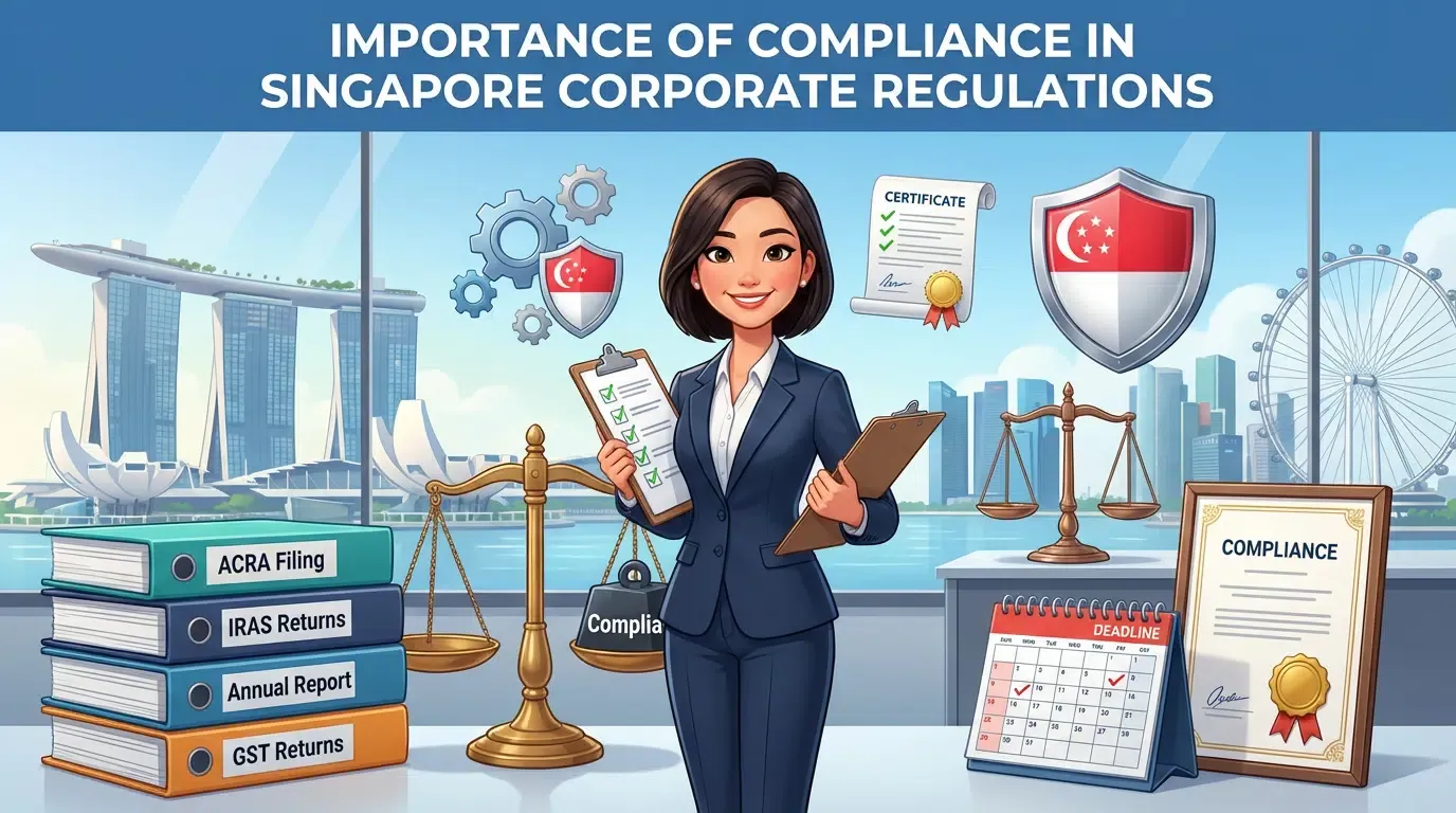 Importance of Compliance in Singapore Corporate Regulations - ACRA, IRAS, GST filing requirements and corporate governance guide by Terra Advisory Services